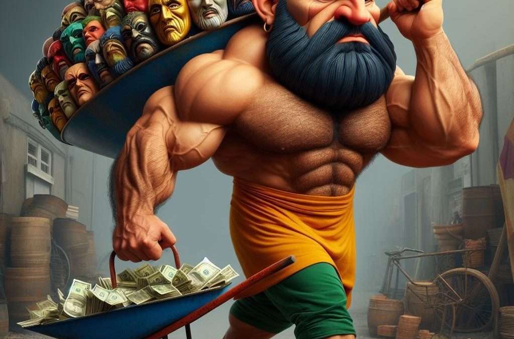 Señores que ganan perras vendiendo mascarillas