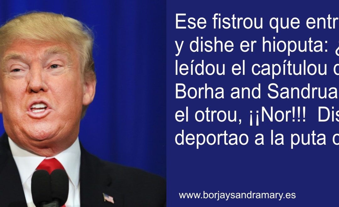 Donaltrán de la Calzada recomienda el capítulo 16 de Borja y Sandra Mary